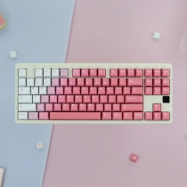 GMK Gradient Pink 104+25 PBT Dye-subbed Keycaps Set Cherry Profile for MX Switches Mechanical Gaming Keyboard